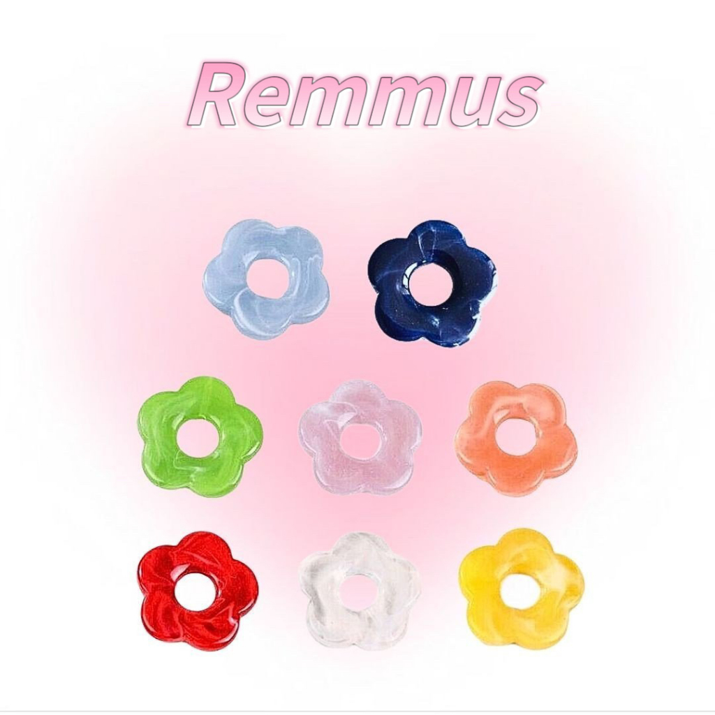 Dây chuyền mặt hoa năm cánh nhiều màu Remmus dành cho nữ