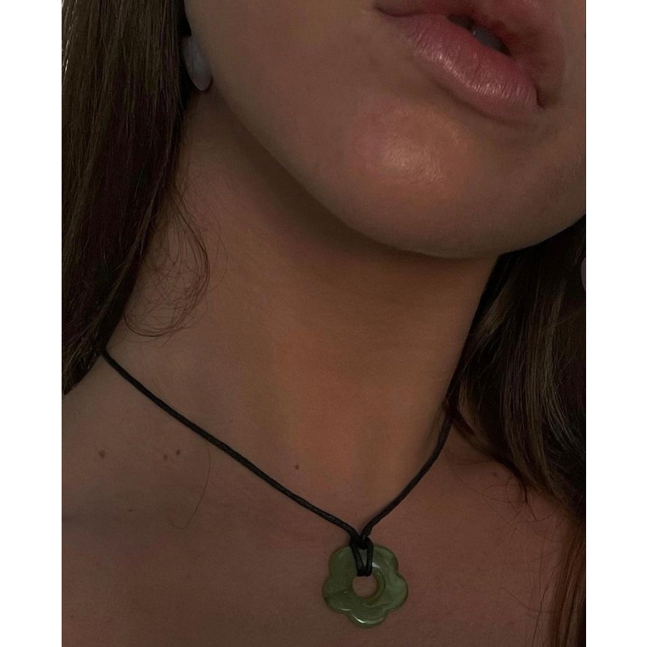 Dây chuyền mặt hoa năm cánh nhiều màu Remmus dành cho nữ