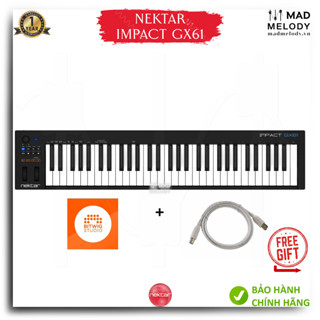 [BH1NĂM] Đàn làm soạn nhạc Nektar Impact GX61 61-Key USB MIDI Keyboard Controller Chính Hãng Nguyên Zin (Brand New)