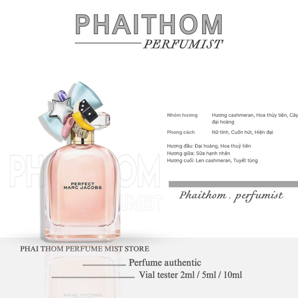 🌟 𝐏𝐇𝐀𝐈𝐓𝐇𝐎𝐌 🌟 Marc Jacobs Perfect | Nước hoa nữ 🌟