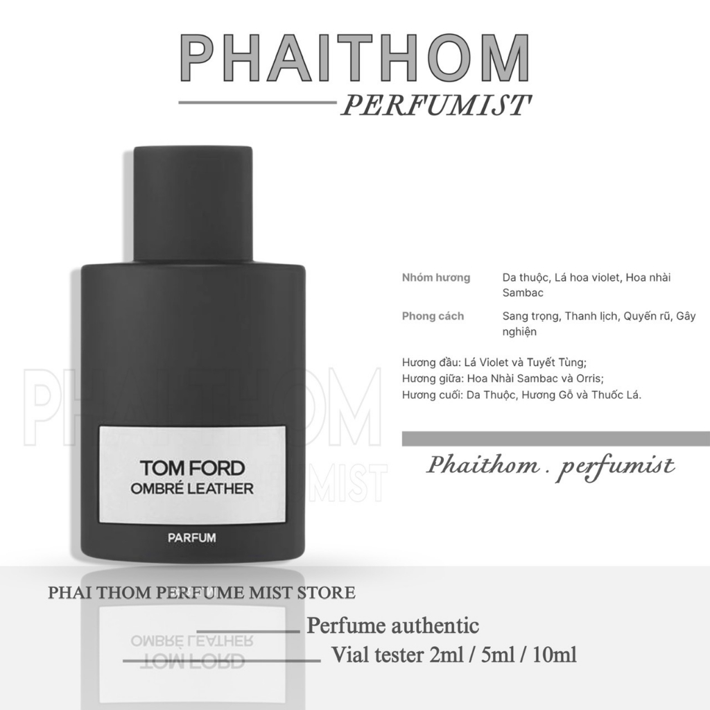 🌟 𝐏𝐇𝐀𝐈𝐓𝐇𝐎𝐌 🌟 Tom Ford Ombre Leather Parfum | Nước hoa unisex 🌟