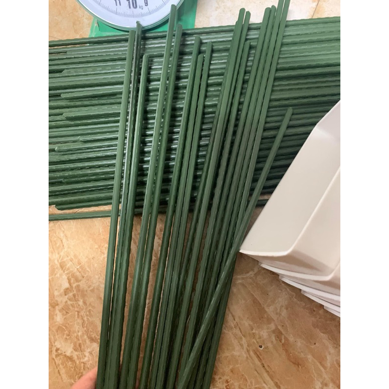Sét 10 thanh lõi thép bọc nhựa 75 cm