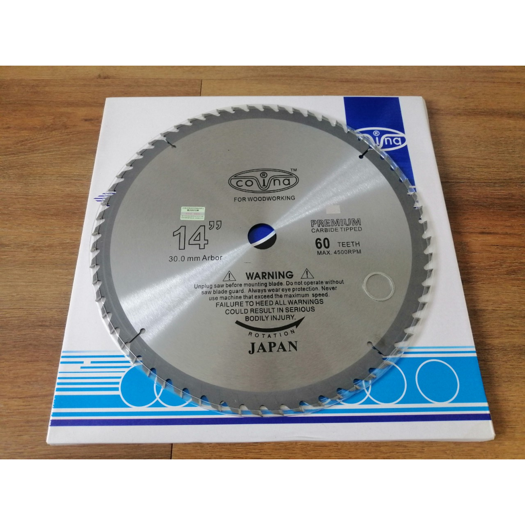 LƯỠI CƯA GỖ 355MM 40 RĂNG - 60 RĂNG COVINA