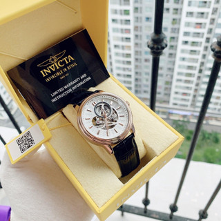 Đồng hồ nam dây da Invicta Automatic 22579