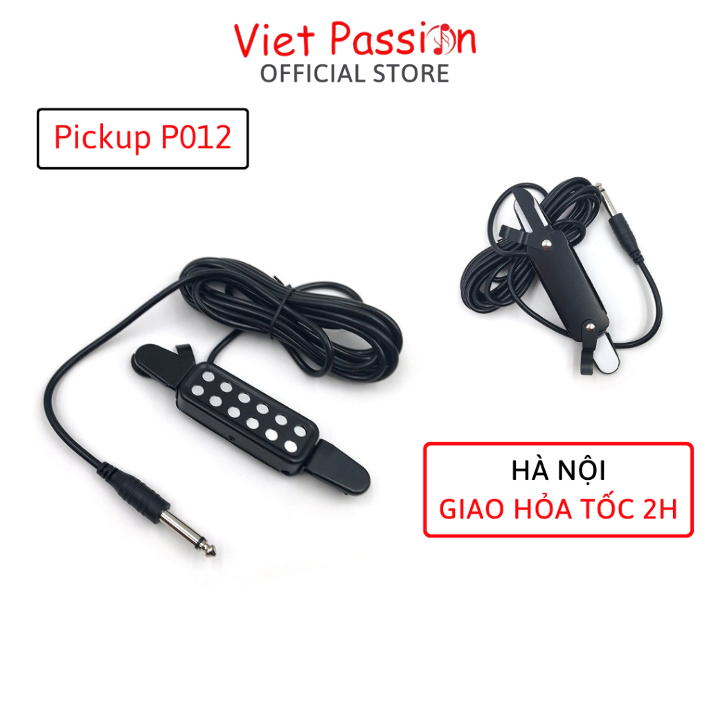 Pickup kích âm thanh từ đàn guitar ra loa không cần đục thùng  P011 P012 pickup AD20 chất lượng vietpassion