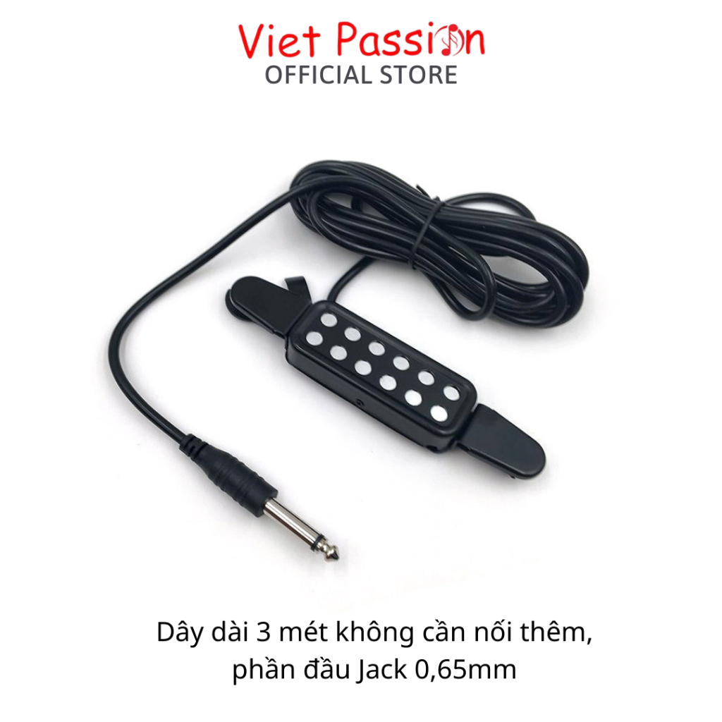Pickup kích âm thanh từ đàn guitar ra loa không cần đục thùng  P011 P012 pickup AD20 chất lượng vietpassion
