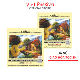 Dây đàn Guitar Classic Alice A106 chính hãng dây nilon cho đàn guitar cổ điển Viet Passion