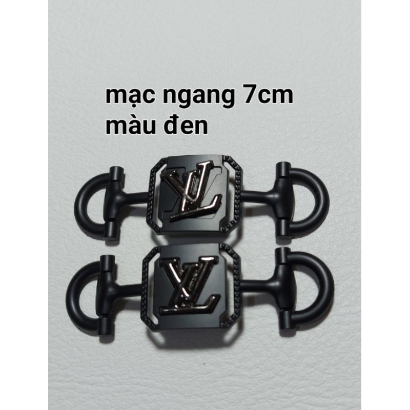 mác trang trí giày nam màu đen & vàng