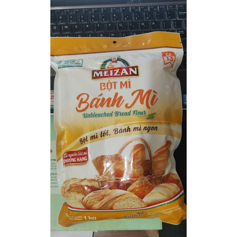 Bột làm bánh mì meizan 1 kg