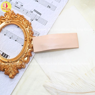 {GIÁ 2 CÁI} Kẹp tóc bọc da SP000353 HQ link 6, kẹp tóc Hàn Quốc kẹp mái, kẹp tóc cặp
