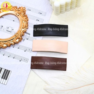 {GIÁ 2 CÁI} Kẹp tóc bọc da SP000353 HQ link 6, kẹp tóc Hàn Quốc kẹp mái, kẹp tóc cặp