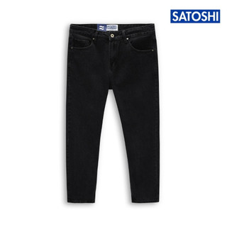| Satoshi | Quần jean nam form Regular SAQJ60 Cotton màu xám đen