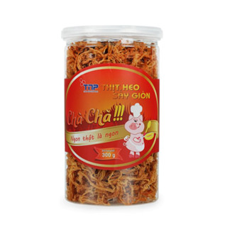   HŨ 300G  THỊT HEO SẤY GIÒN CHÀ CHÀ THẢO NGUYÊN PHÁT  TNP  - Hàng công ty chính hãng. Khô heo sạch. Cam kết chất lượng 