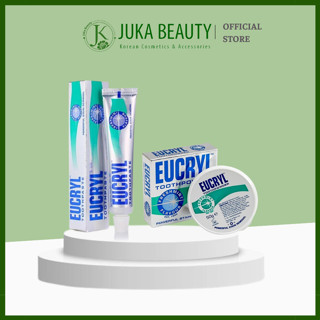 Kem Đánh Răng Làm Trắng Răng Eucryl Tooth Paste Freshmint 50ml / Powder Freshmint