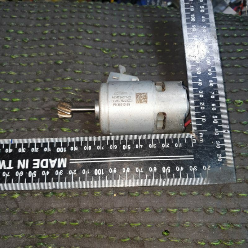 Motor 755  cốt dài 20mm 36v ~ 42v tháo xe cắt cỏ Ryobi