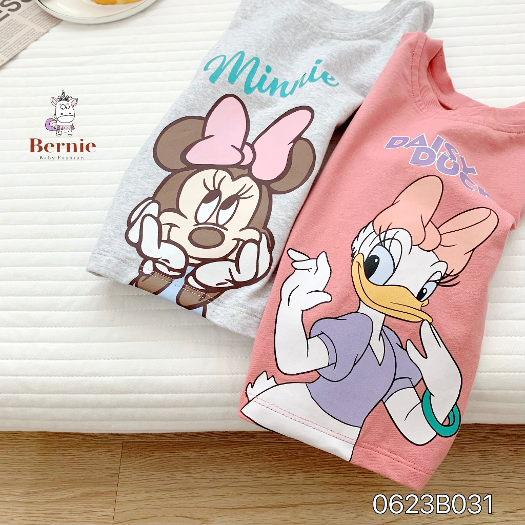 Bộ pijama  dài tay Daisy & Minnie Bernie cho bé gái