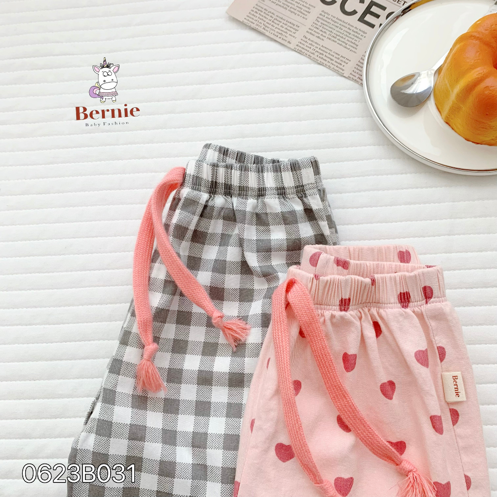 Bộ pijama  dài tay Daisy & Minnie Bernie cho bé gái