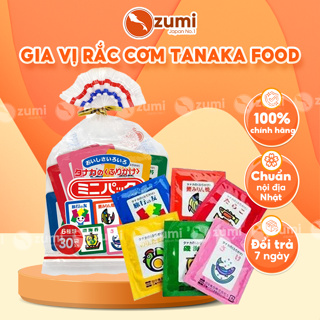 [BÁN CHẠY] Gia Vị Rắc Cơm Tanaka Food 6 VỊ Nội Địa Nhật Ăn Dặm 9 Tháng 10 Tháng 11 Tháng 12 Tháng