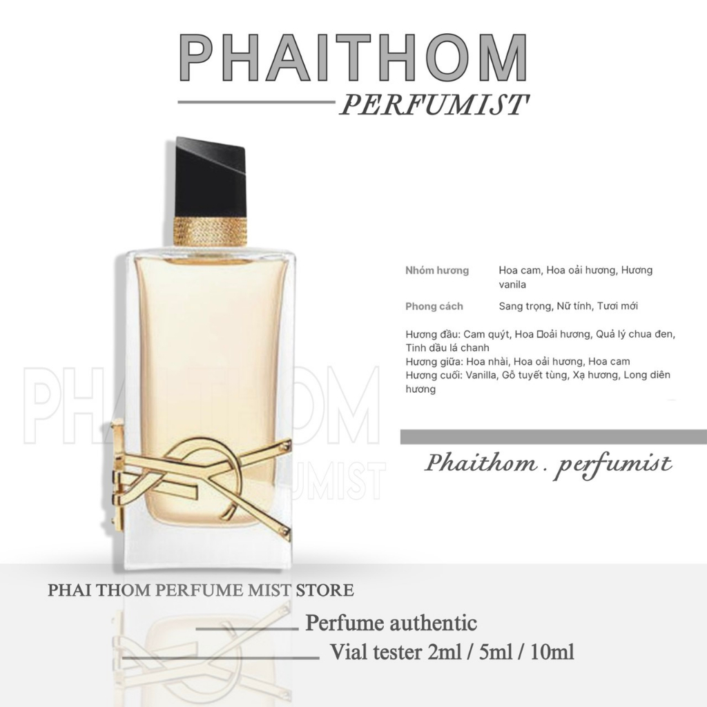 PHAITHOM Ysl Libre EDP Nước hoa nữ