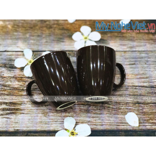 Ly sứ Bát Tràng Latte Màu MNV-LS008