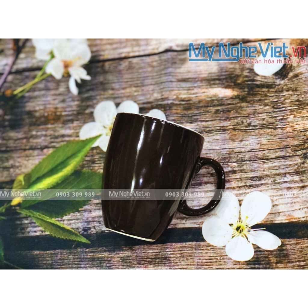 Ly sứ Bát Tràng Latte Màu MNV-LS008