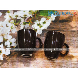 Ly sứ Bát Tràng Latte Màu MNV-LS008