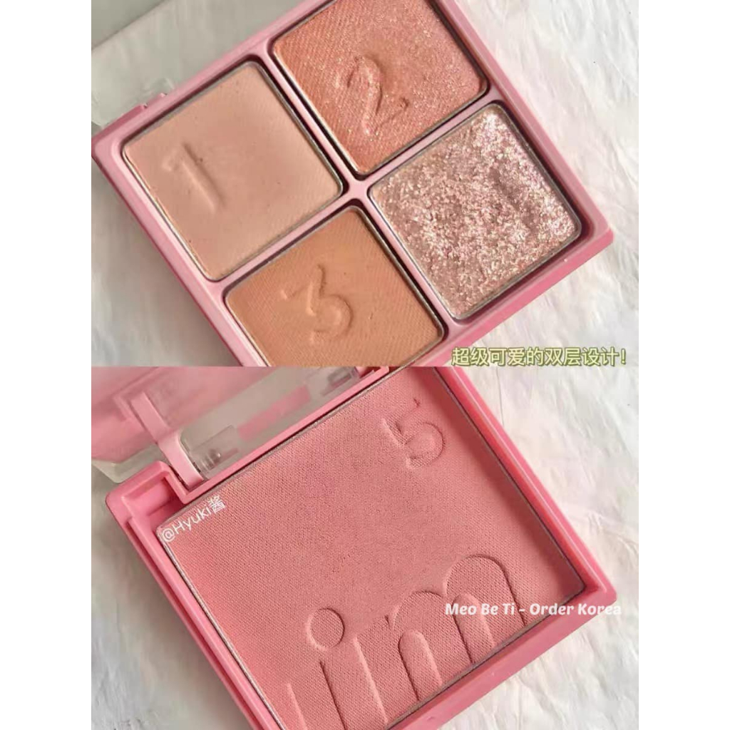 Set son + phấn mắt + má hồng I’m meme The Best Lip & Eye Duo Set sale 88%