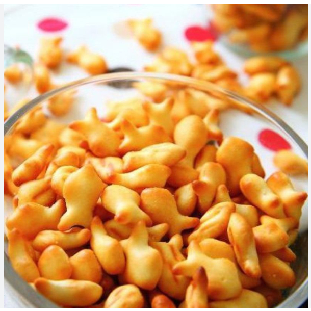 Túi 500g Bánh qui bơ sữa hình cá thơm ngon