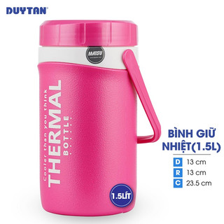 Bình giữ nhiệt nhựa DUY TÂN Matsu 1.5 lít (13 x 13 x 23.5 cm) - 35315
