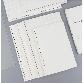 Giấy sổ còng, giấy refill ruột sổ còng A5 B5 20 26 lỗ sổ còng giấy refill caro kẻ ngang nhiều lỗ
