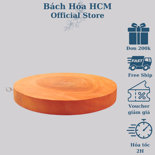 Thớt gỗ xà cừ cao cấp loại tròn nhiều size cao cấp - kháng vi khuẩn