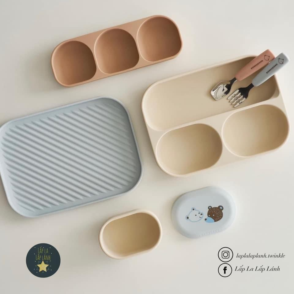 Khay ăn/Chén ăn silicone có đế hít DonoDono Mamazone