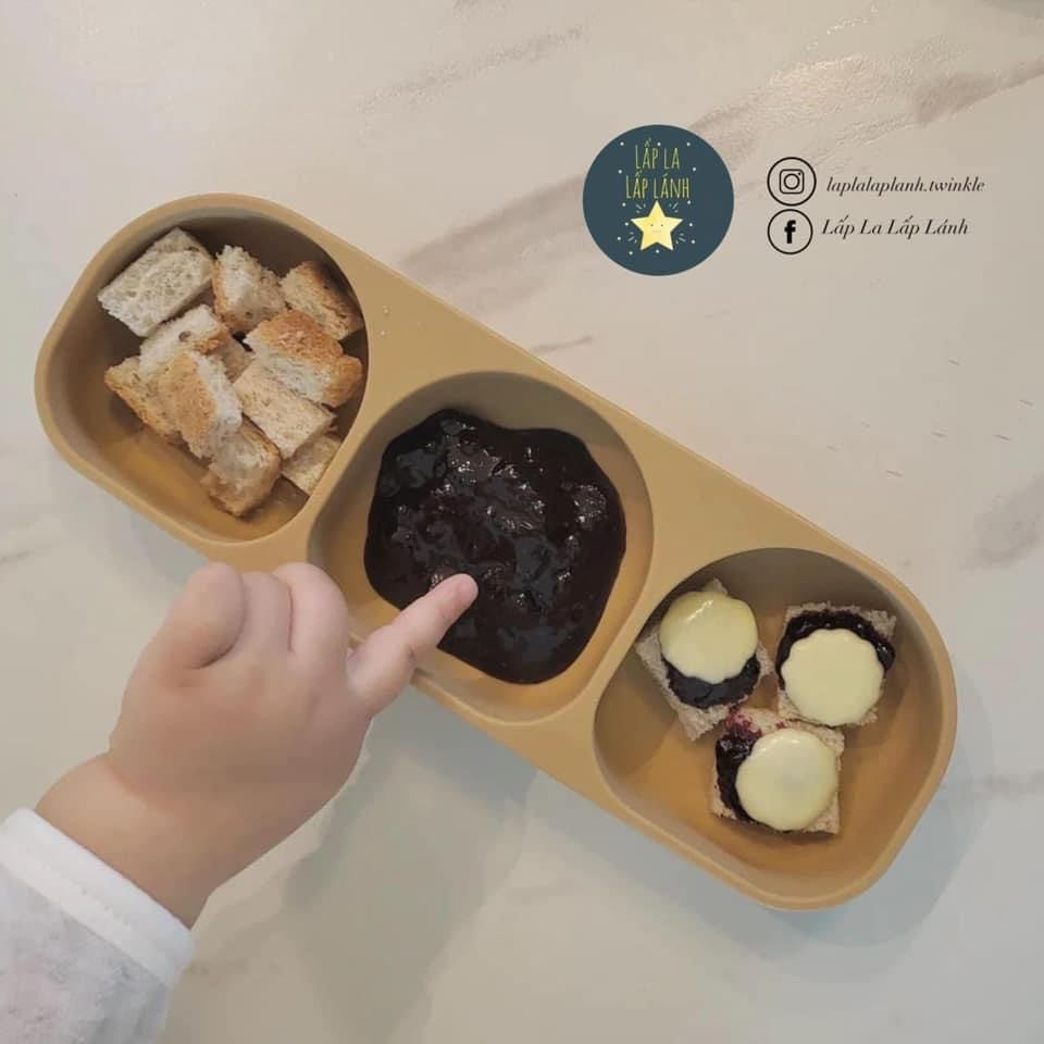 Khay ăn/Chén ăn silicone có đế hít DonoDono Mamazone