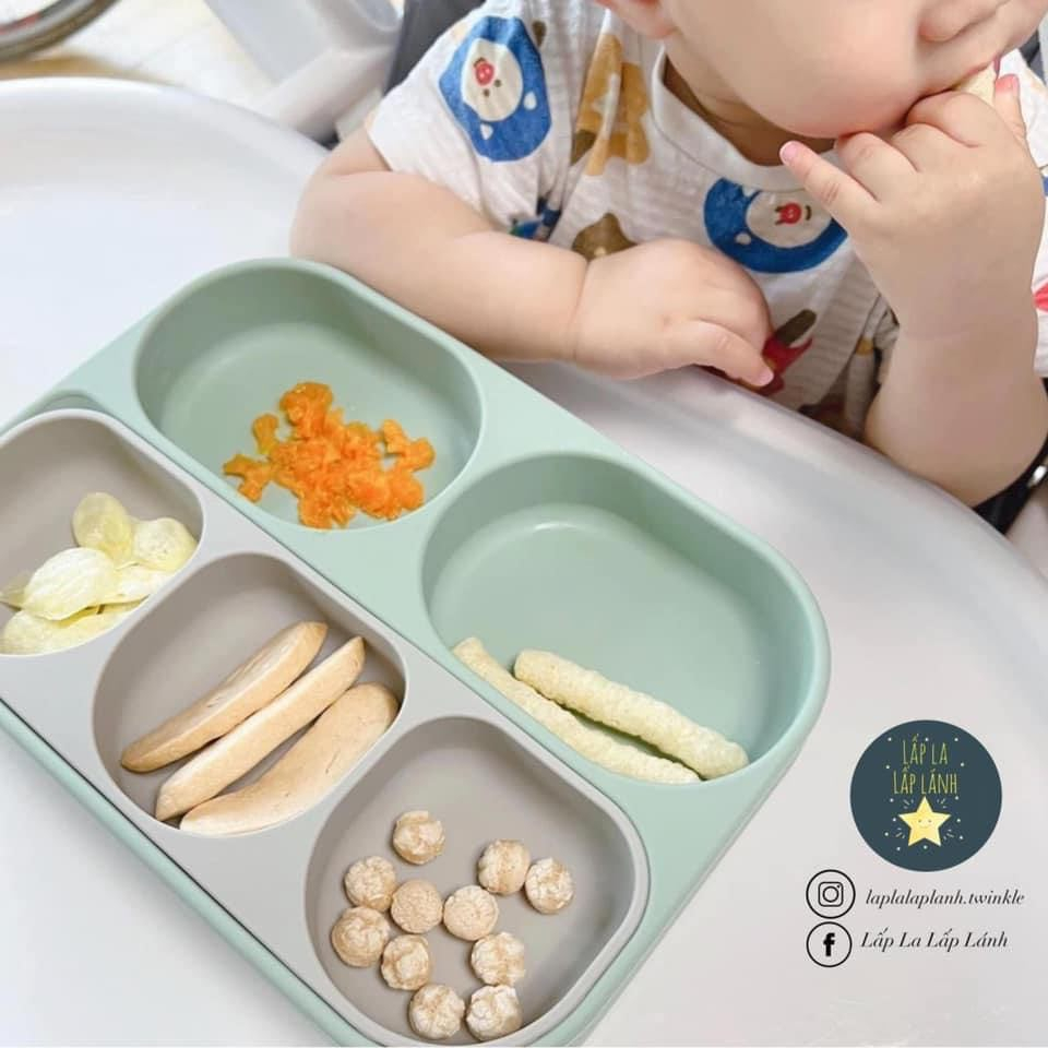 Khay ăn/Chén ăn silicone có đế hít DonoDono Mamazone