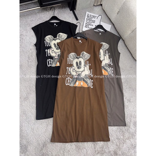 Váy xuông Mickey tay hến