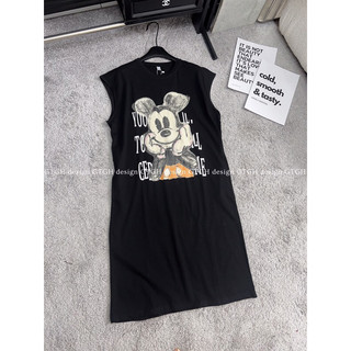 Váy xuông Mickey tay hến