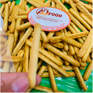 Gói 100g bánh qui bơ sữa dạng que gói dùng thử