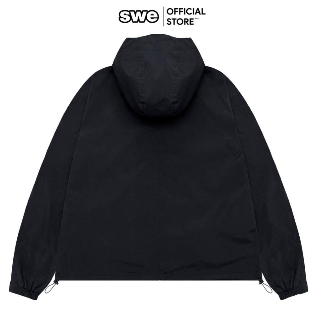 Áo Khoác Jacket Dù Nam/ Nữ Local Brand SWE BUNGEE JACKET - Đen