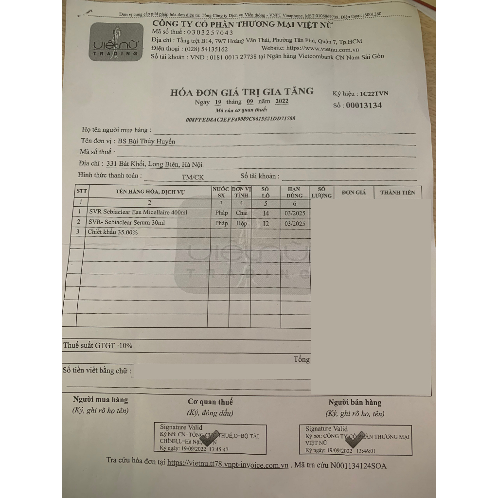 Serum S.V.R Seabiaclear 4% Niacinamide và 14% PHA Tinh Chất Dưỡng 30ml