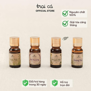 Lọ Tinh Dầu Thơm Phòng TRẠI CÁ HOME Đuổi Côn Trùng Thư Giãn Ngủ Ngon