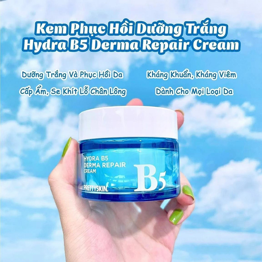 Kem Dưỡng Da Pretty Skin Hydra B5 Derma Repair Cream 52ml