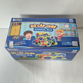 Bộ xếp hình ô tô cho bé (hàng khuyến mãi Vitadairy)