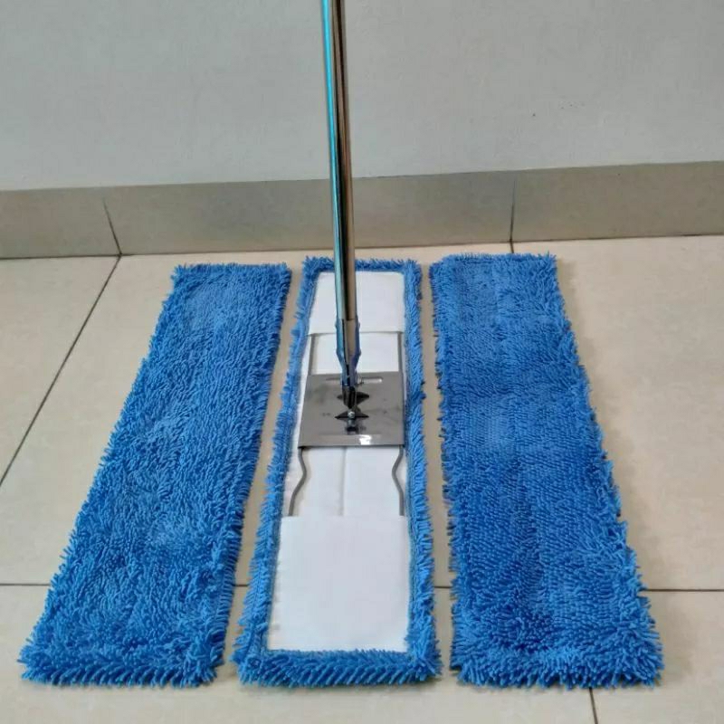 Cây lau nhà công nghiệp 60cm.gồm có 1 khung và 3 tấm lau