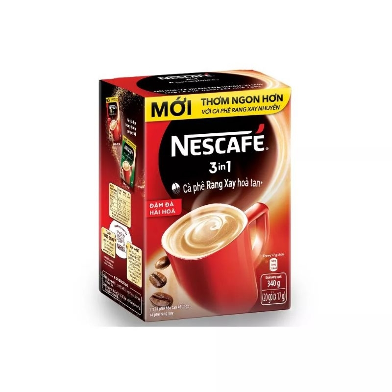 CAFE hòa tan NESCAFFE 3in1 HỘP