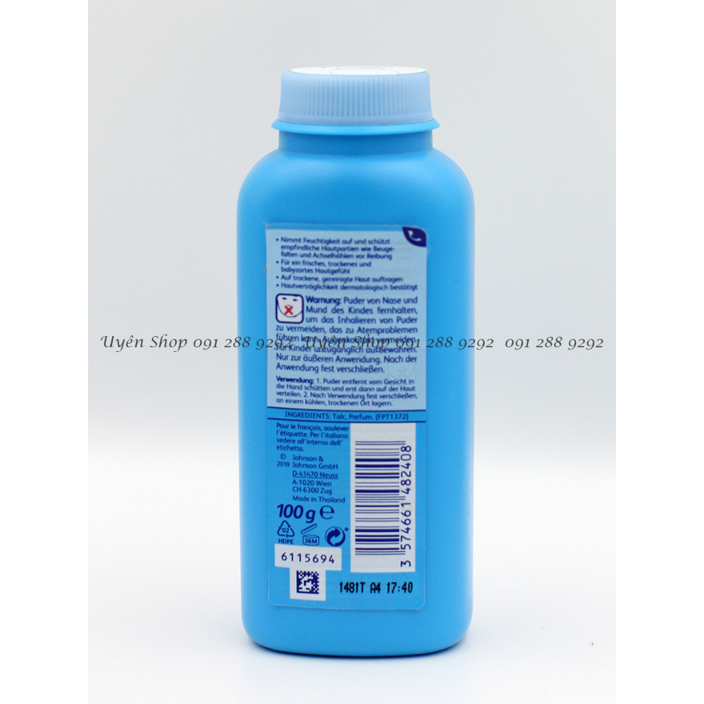 Phấn rôm Penaten  Da bé luôn khô thoáng và tránh hăm tã, 100g