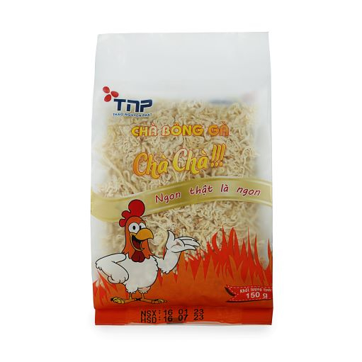 (GÓI 150G) CHÀ BÔNG GÀ CHÀ CHÀ THẢO NGUYÊN PHÁT (TNP) - Hàng công ty chính hãng. Chà bông sạch, ngon. Cam kết chất lượng
