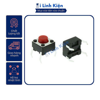 Nút nhấn 4 chân bếp từ 6x6x5 túi 10 con chất lượng tốt.