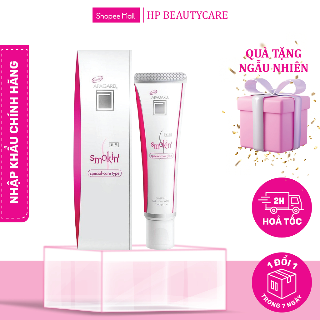Kem Đánh Răng Apagard Stain-Care Tẩy Vết Ố 50g (Combo Tuýp 50g Và Set 24mL)