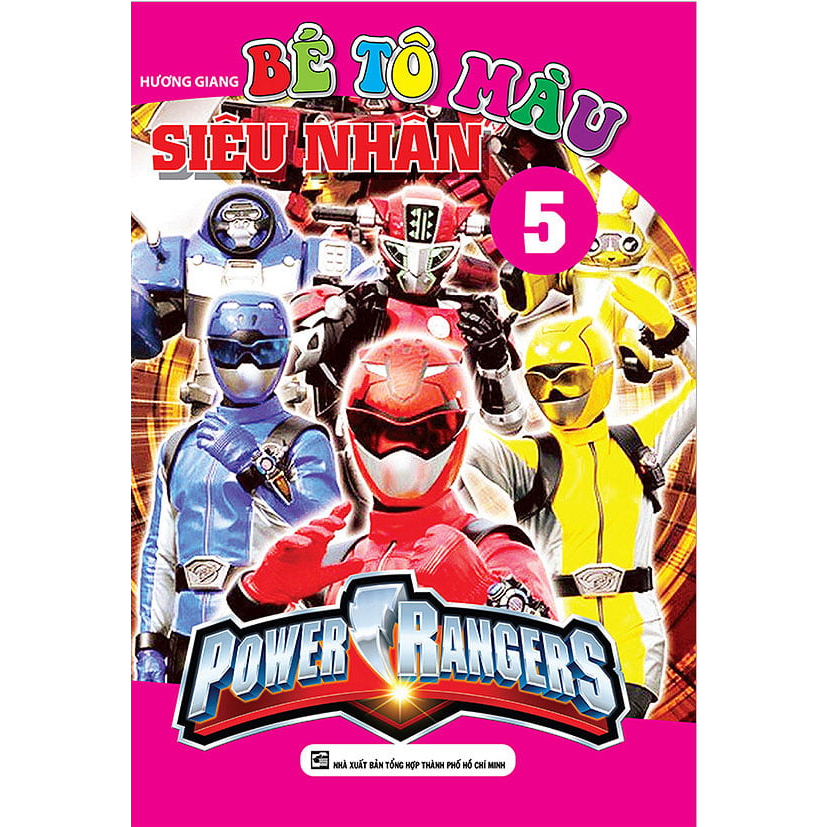 Sách - Combo Bé Tô Màu Siêu Nhân 5 tập