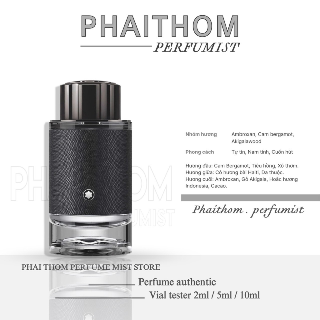 🌟 PHAITHOM 🌟  Montblanc Explorer | Nước hoa nam 🌟